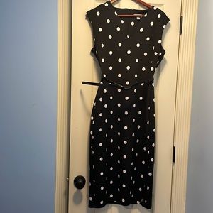 New York & Company Polka Dot Dress EUC